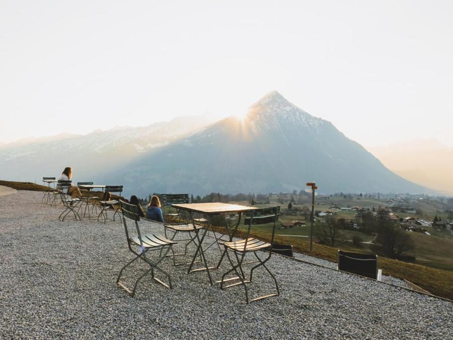 Auszeit-Hotel Z Aeschiried Aeschi Bei Spiez Buitenkant foto