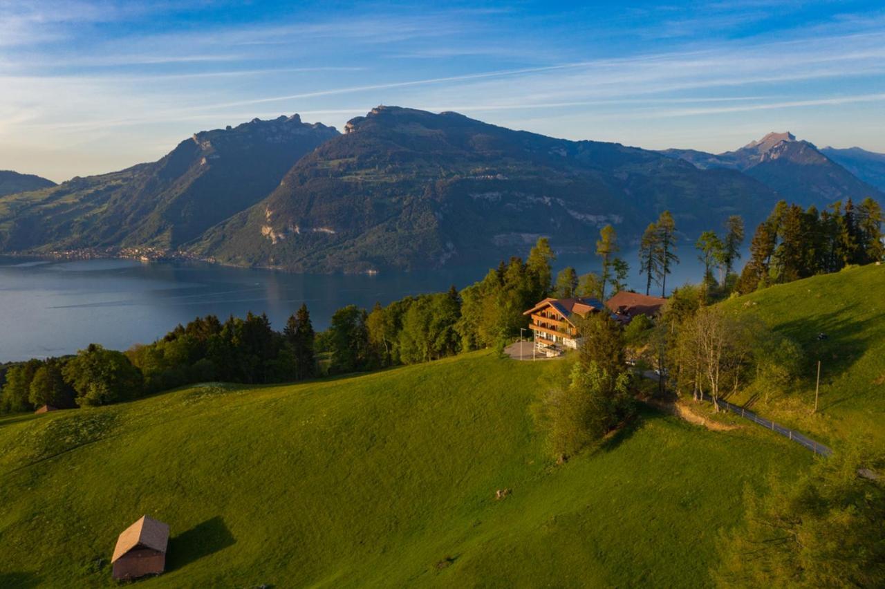 Auszeit-Hotel Z Aeschiried Aeschi Bei Spiez Buitenkant foto